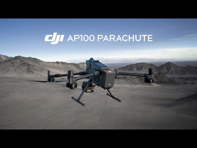 DJI AP100 fallskärm - releasevideo