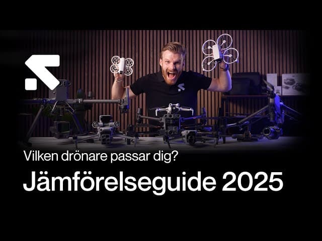  Vi jämför *ALLA* C-klassade DJI-drönare! 