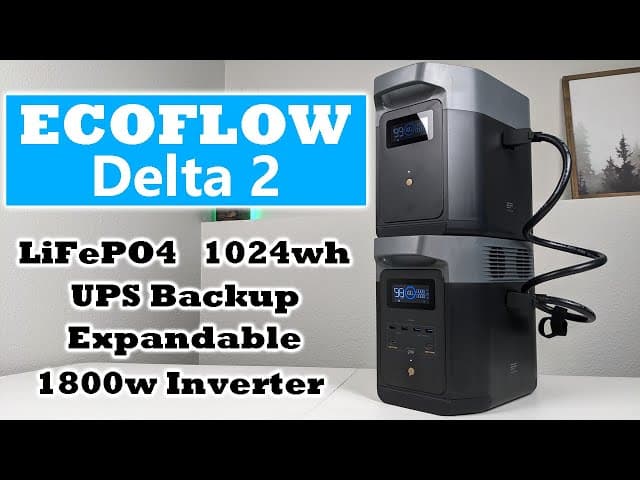  EcoFlow Delta 2 - Testing & Review - It's a Game Changer! LiFePO4, Expandable, Smart App, 1800w 