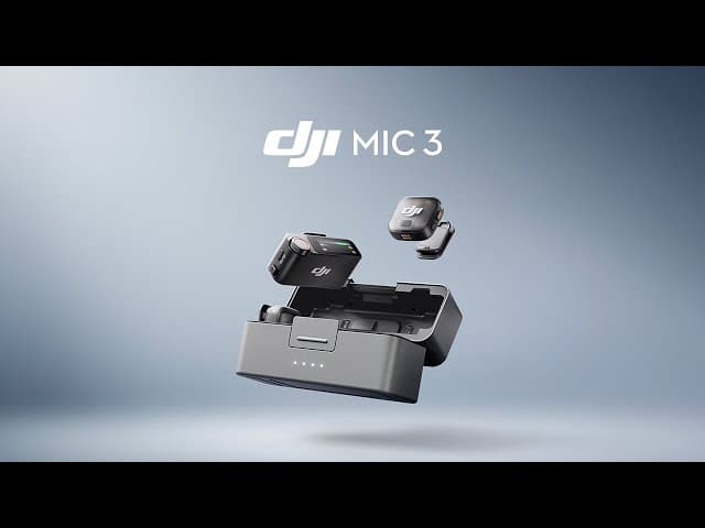 Meet DJI Mic 3 - Advanced Mini Wireless Microphone 