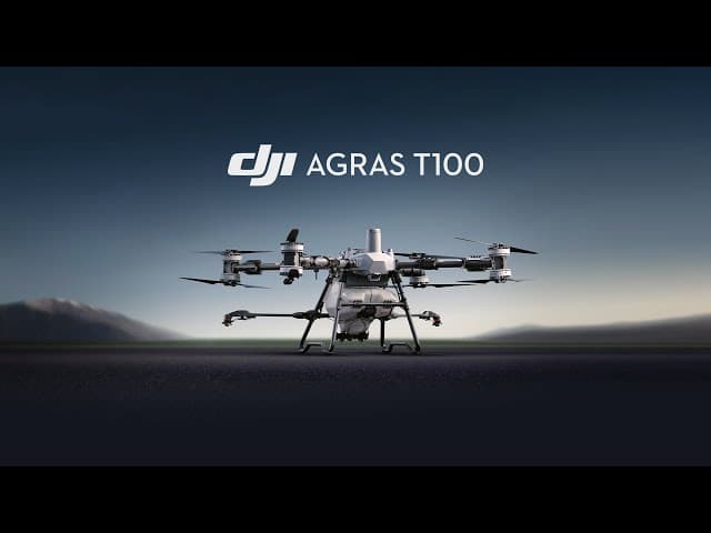 Introducing DJI Agras T100, a fully loaded flagship drone!