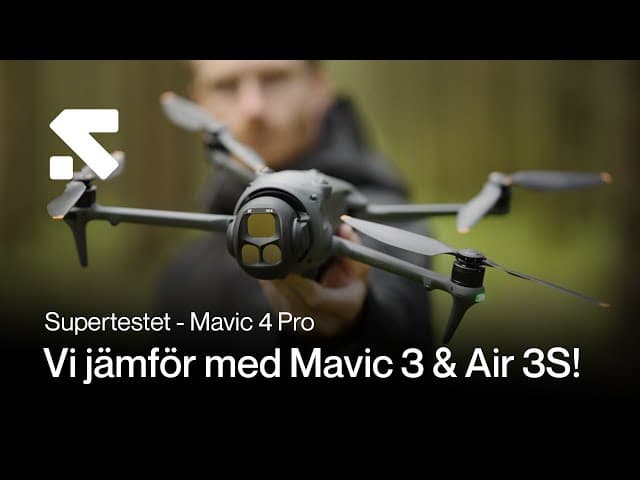  Supertestet! | DJI Mavic 4 Pro (vs Mavic 3 Pro & Air 3S) 