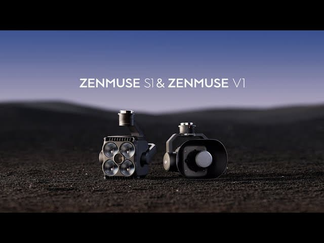  This is DJI Zenmuse S1 and V1 | Drone Spotlight and Speaker Payloads 