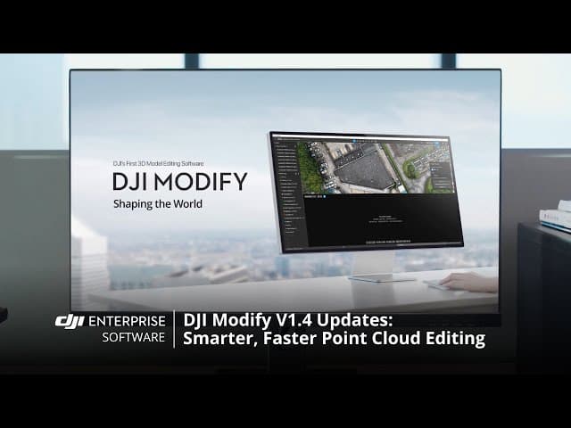  DJI Modify V1.4 Updates: Smarter, Faster Point Cloud Editing 
