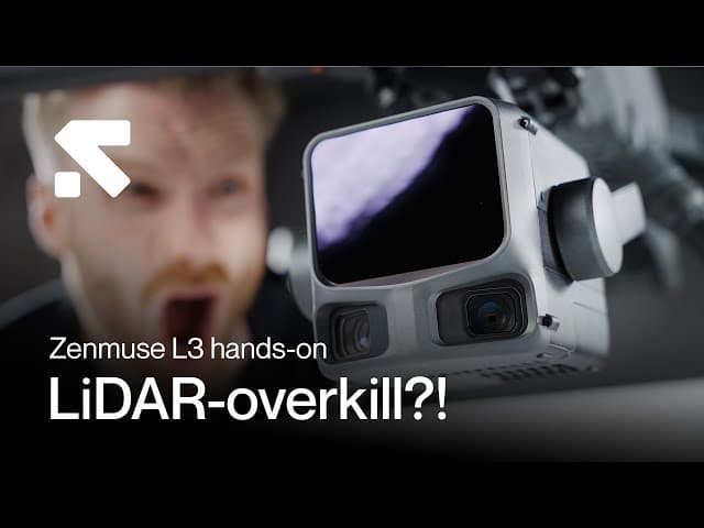 Video: DJI Zenmuse L3 | DJI:s nya värsting-LiDAR! 