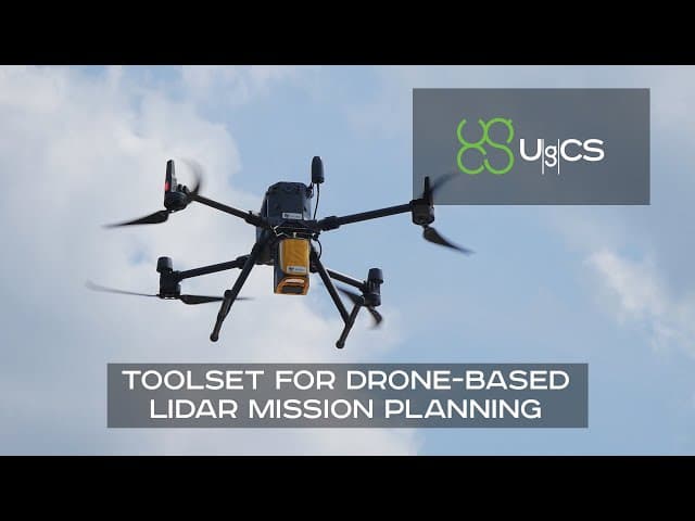 UgCS toolset for drone-based LIDAR missions