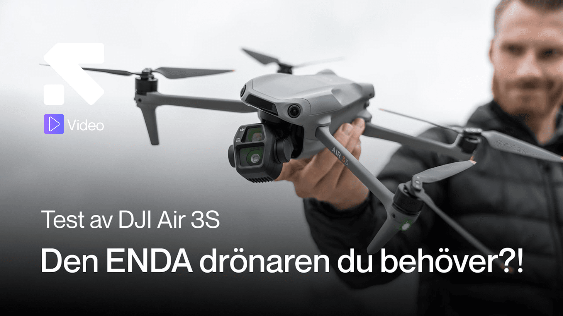 Test av DJI Air 3S | Drönaren för mobila fotografer!