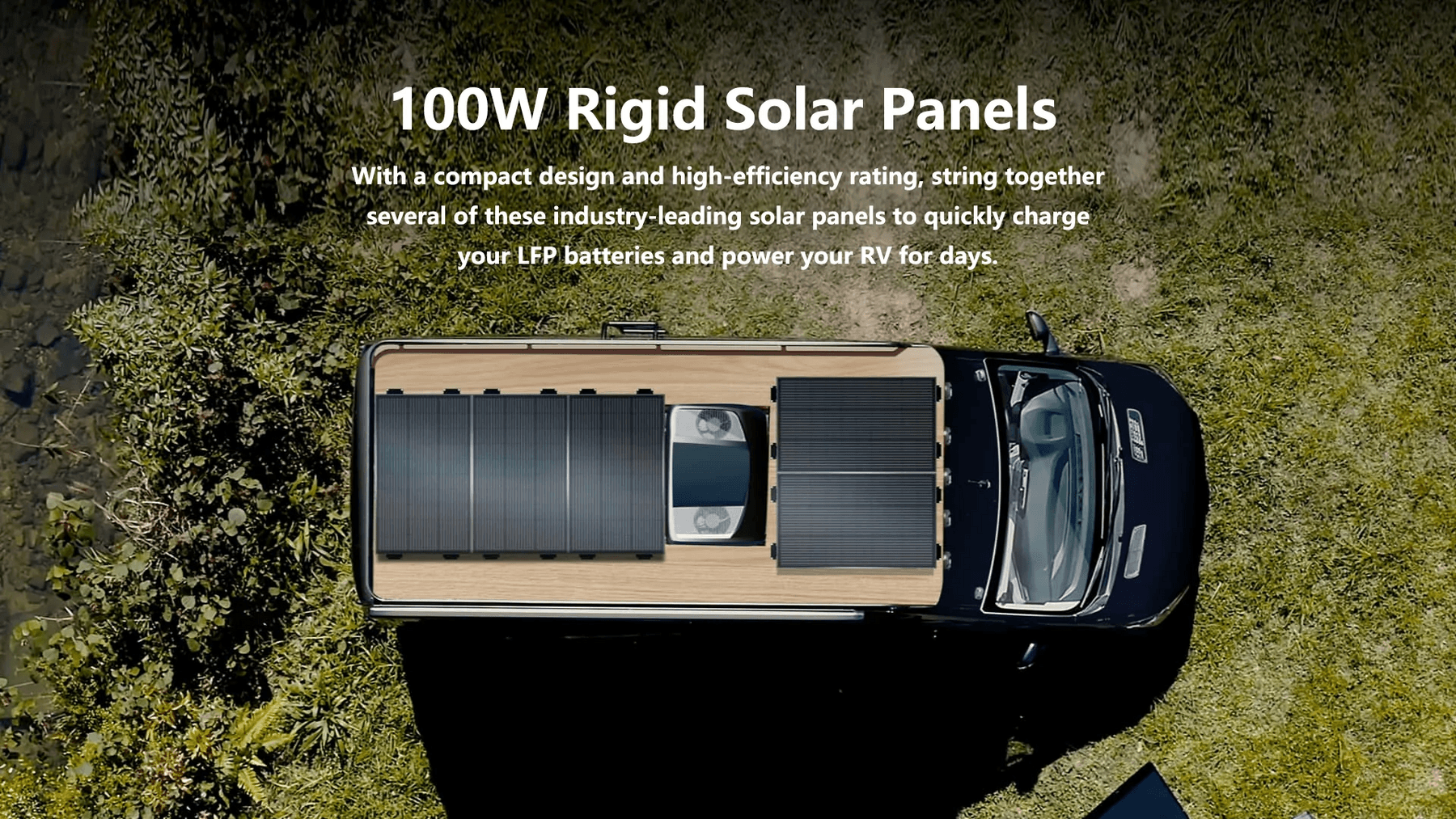 EcoFlow 100W Rigid Solar Panels