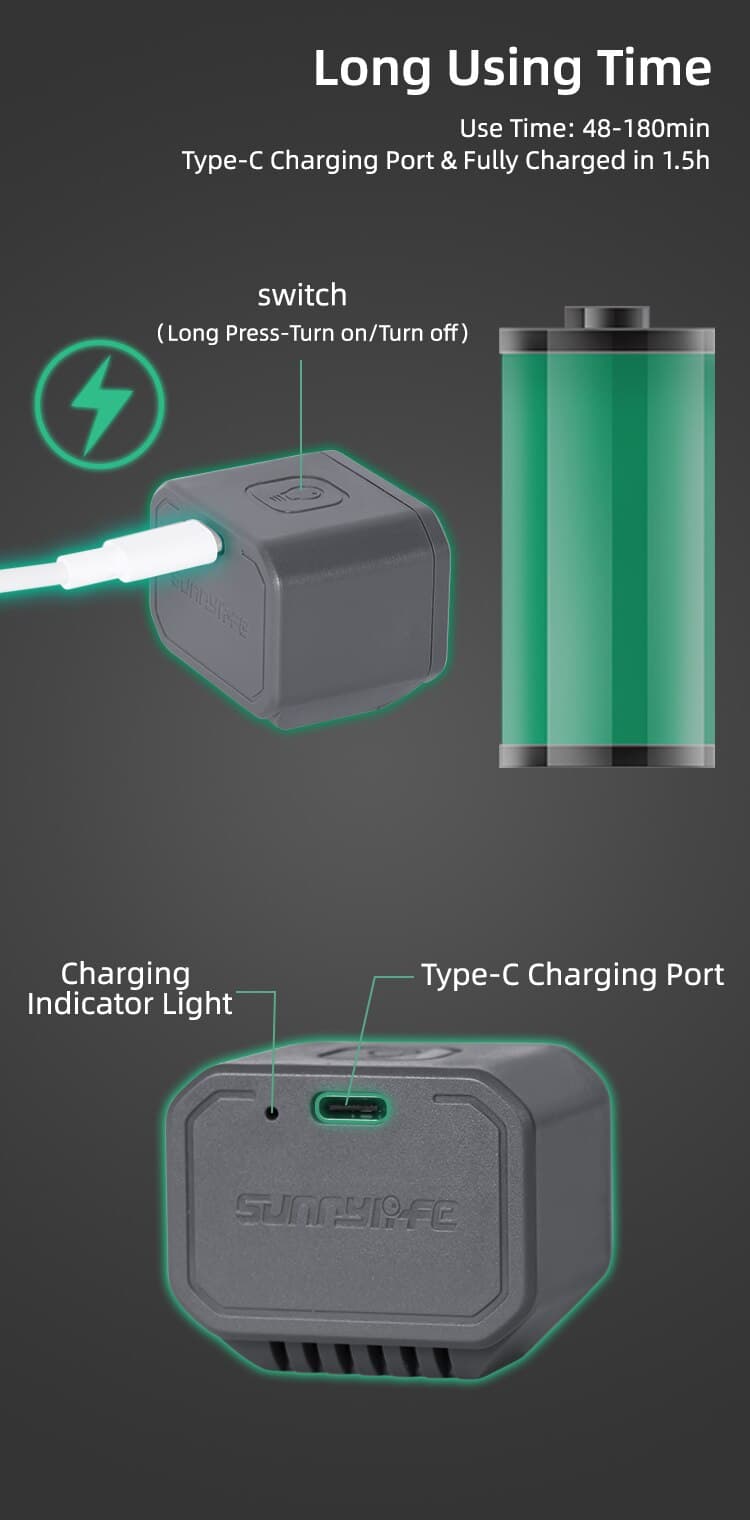 LED-lampa med 1/4 skruvhål