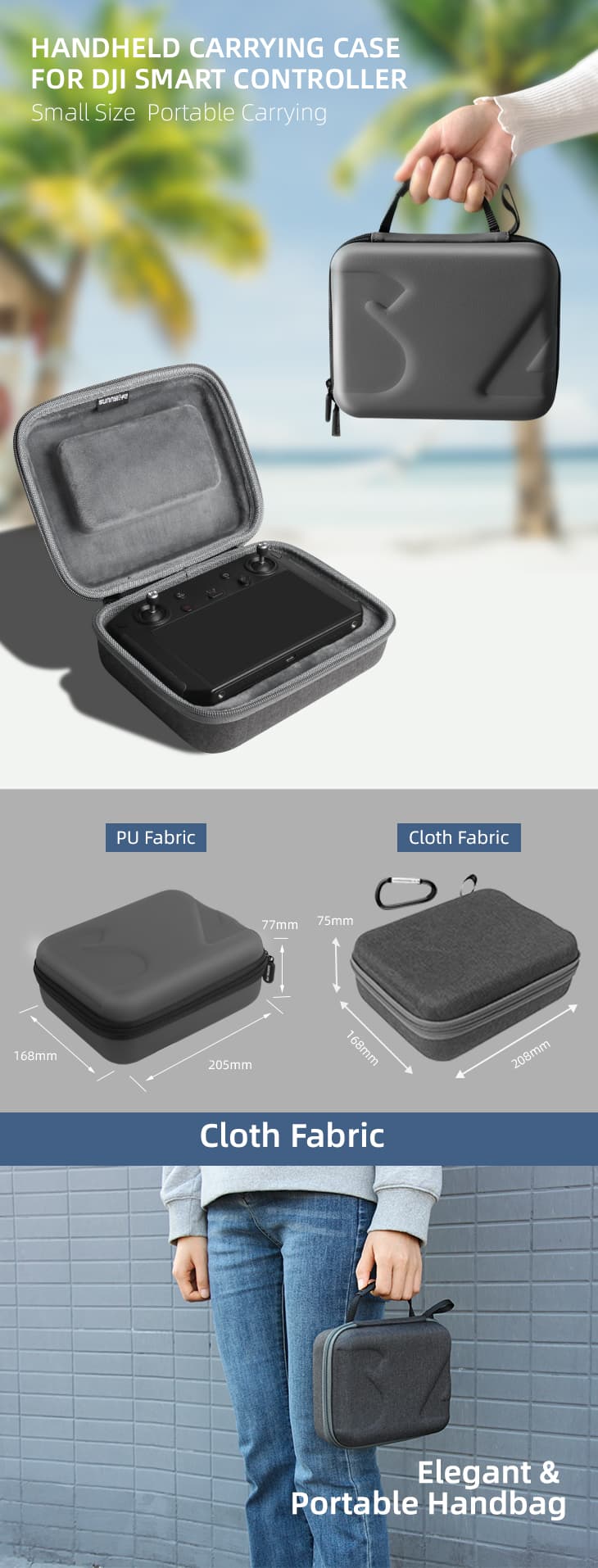 Smidig Väska för DJI RC/Smart Controller