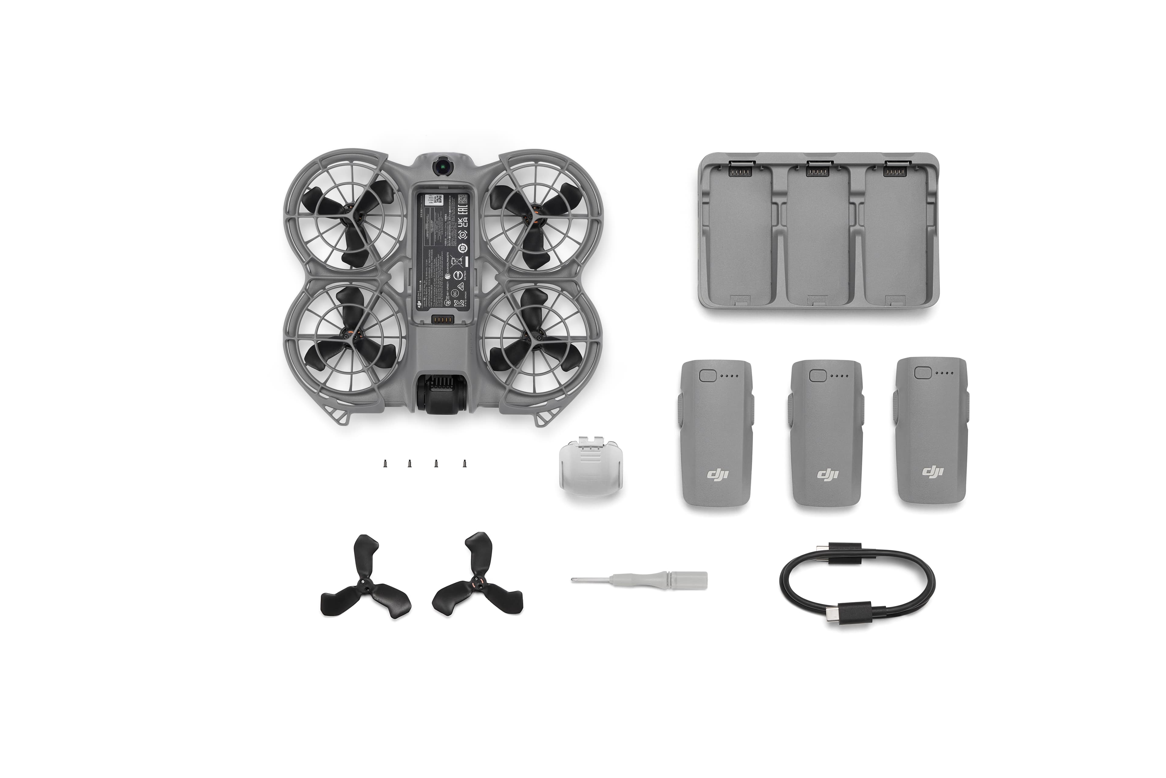 DJI Neo 2 Fly More Combo (Drone Only) in the box